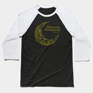 Ethnically Ambiguous Crescent - Arabic Baseball T-Shirt